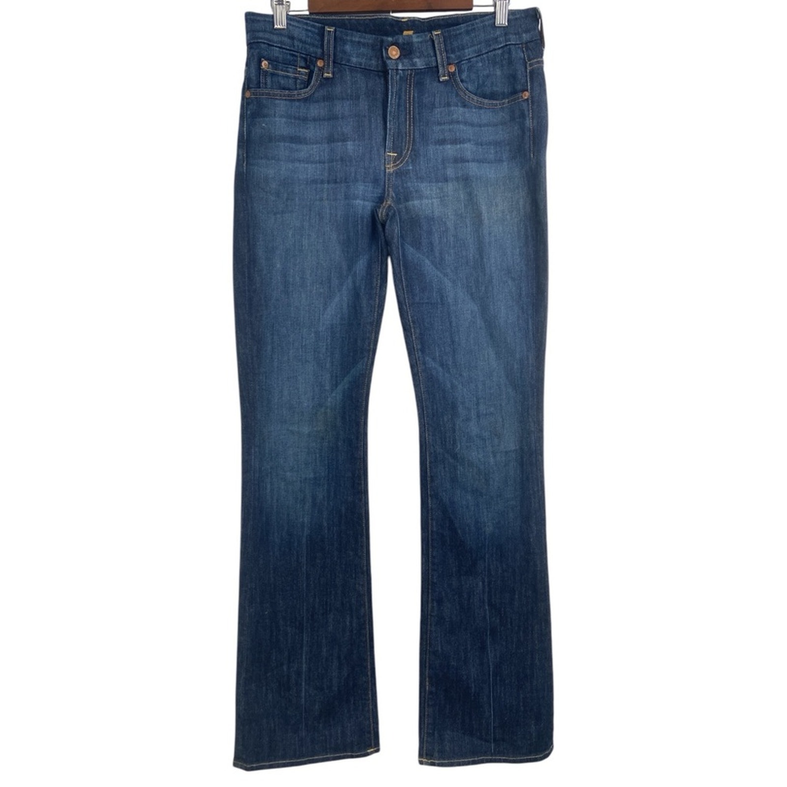 7fam Kimmie Bootcut Denim Jeans Mid Rise 29